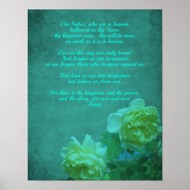 Poster A oração do Senhor Nosso Pai (Frente)