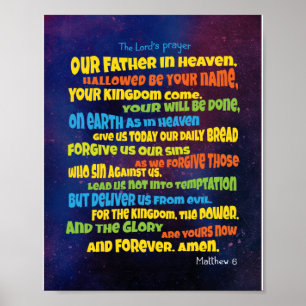 Poster A oração do Senhor - Um Pai