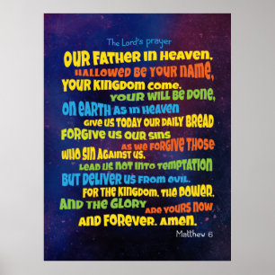 Poster A oração do Senhor - Um Pai