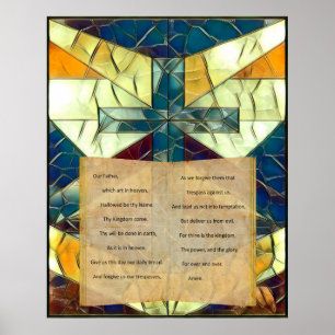 Poster A Oração do vitral do senhor