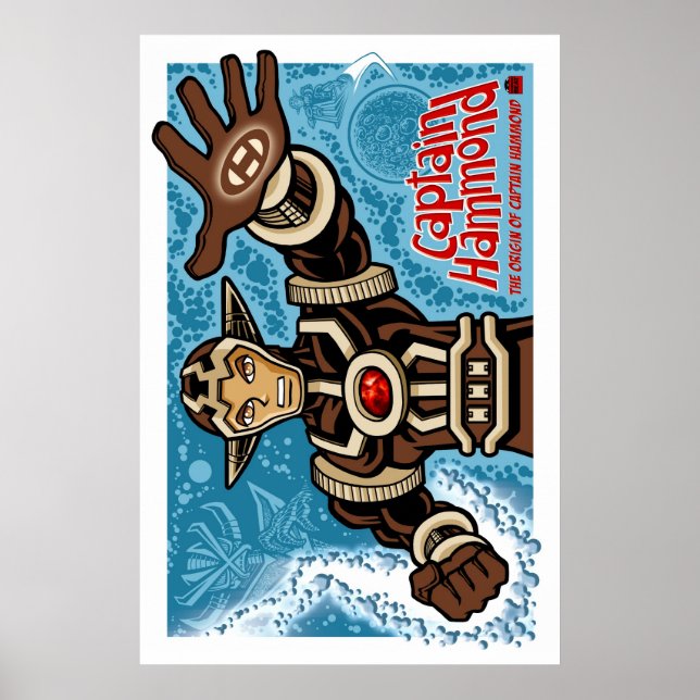 Pôster A Origem do Capitão Hammond (Frente)