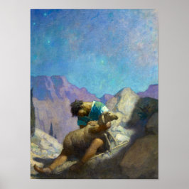 Poster A Ovelha Perdida, 1926 por Newell Convers Wyeth