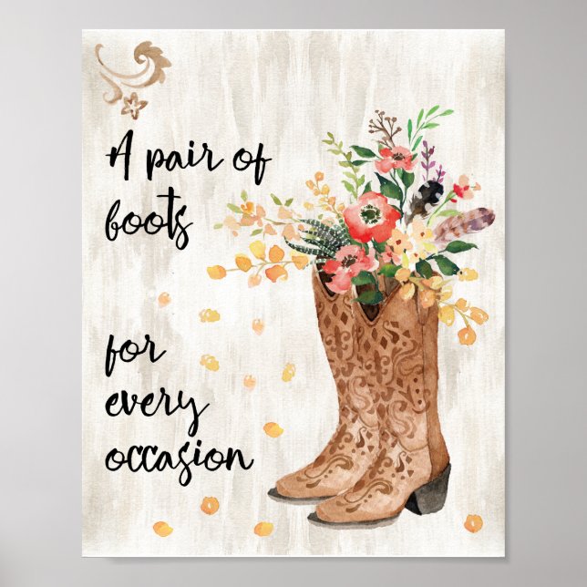 Pôster A Pair of Boots for Every Occasion (Frente)