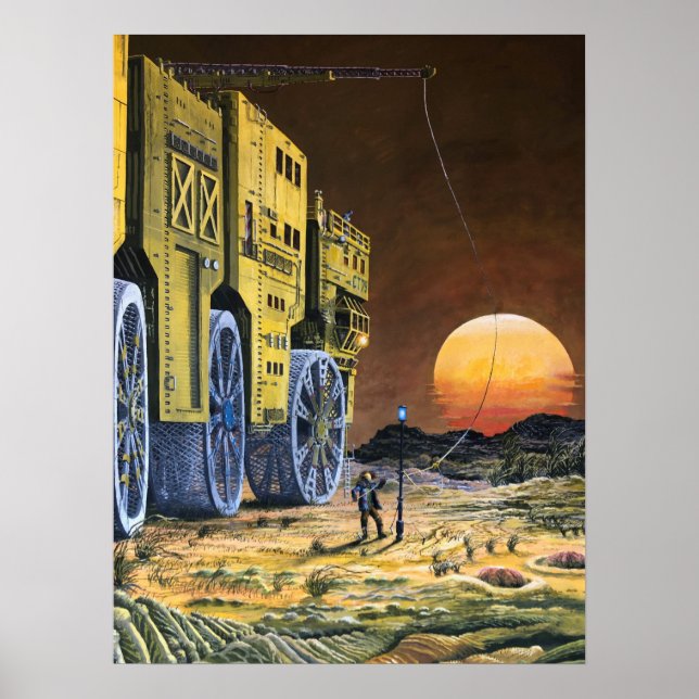 Poster A paisagem de longa escuridão - ficção científica (Frente)