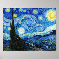 A Paisagem de Vincent Van Gogh, na Noite Estrelada