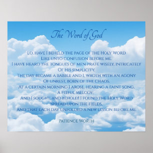 Poster A Palavra do Poema de Deus