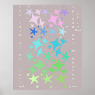 Poster A Palma da Minha Mão Direita Espalhou Os Céus 