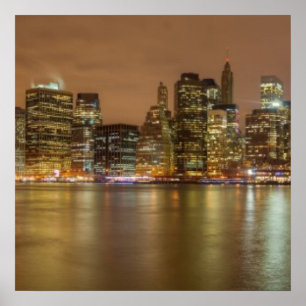 Pôster A panorama of the New York City skyline