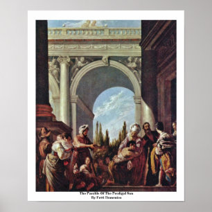 Pôster A parábola do filho Prodigal por Fetti Domenico
