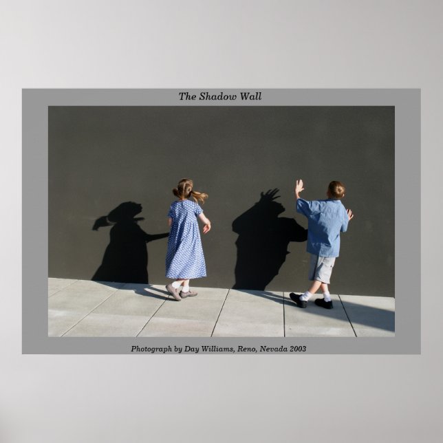 Poster A Parede Sombra (Frente)