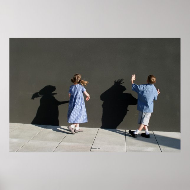 Pôster A Parede Sombra (Frente)