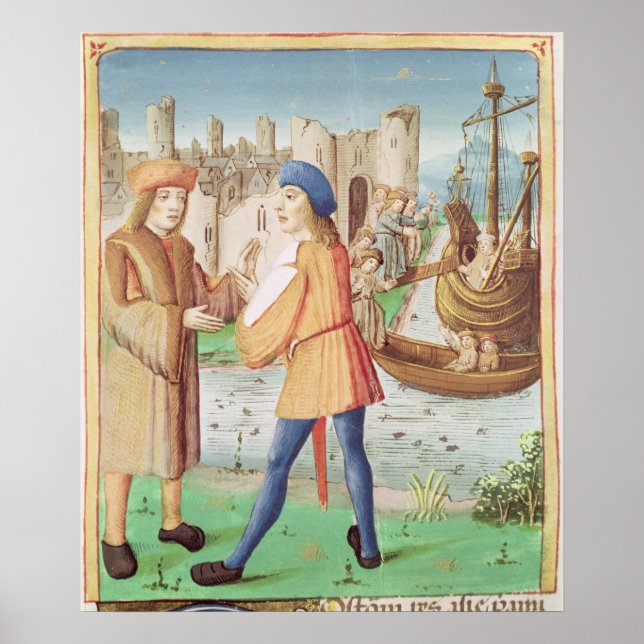 Poster A partida de Aeneas (Frente)