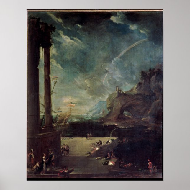 Pôster A partida de Aeneas de Cartago (Frente)