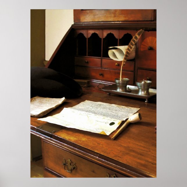 Poster A PARTIR DE $20 - Quill, Papers e Pipe (Frente)