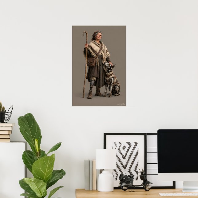 Poster A Pastora (Escritório em casa)