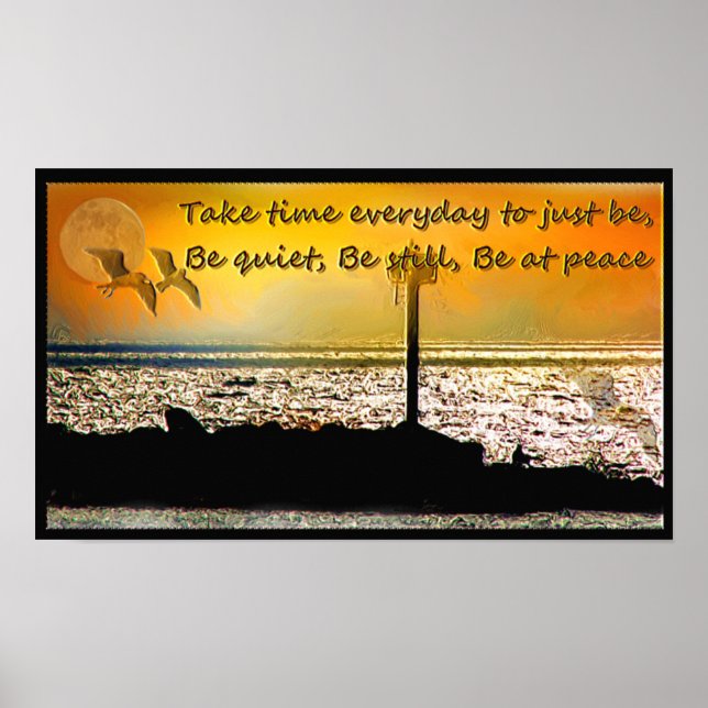 Poster A paz continua. (Frente)