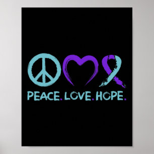 Poster A paz e a esperança na prevenção do suicídio