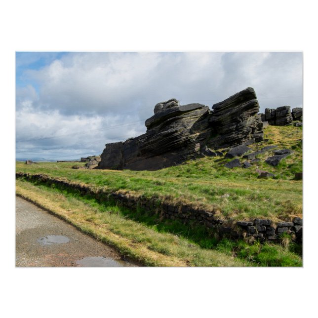 Pôster A Pedra Chuva, Borda Blackstone (Frente)