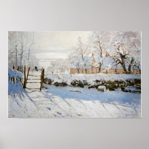 Poster A Pega (1868–1869) Claude Monet