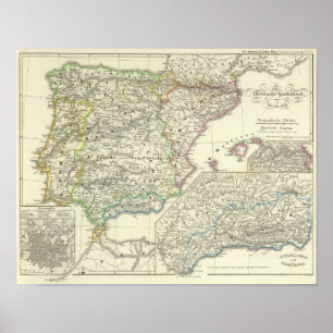 Poster A península ibérica desde 1257 até 1479