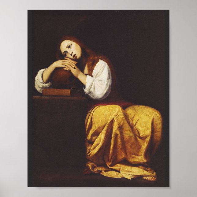Poster A penitente Mary Magdalene por Giacomo Galli (Frente)