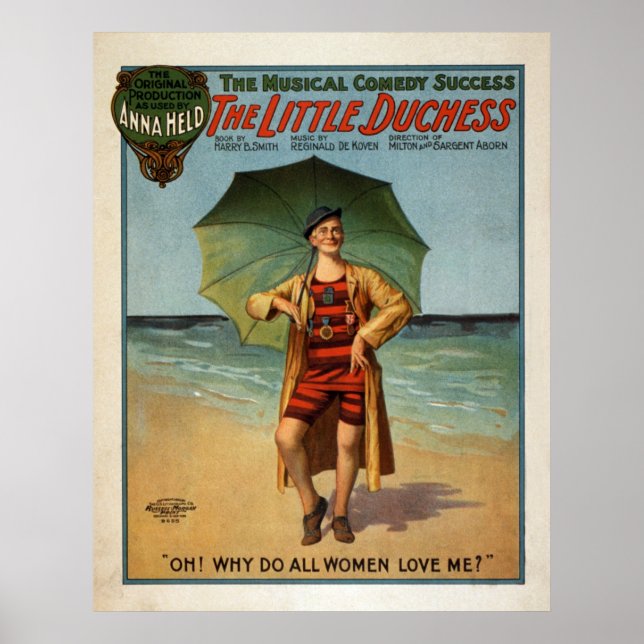 Pôster A Pequena Comédia Musical da Duquesa 1906 (Frente)