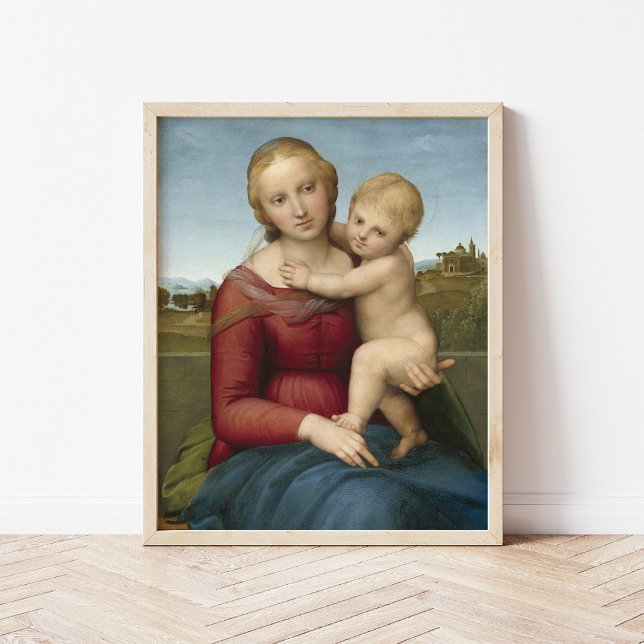 Poster A Pequena Cowper Madonna | Raphael (Criador carregado)