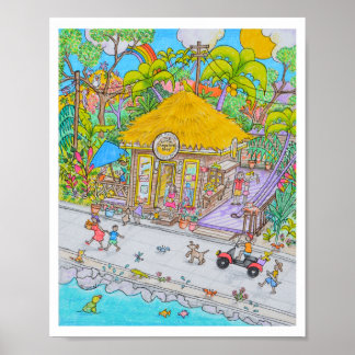 Poster A pequena fábrica de chocolate