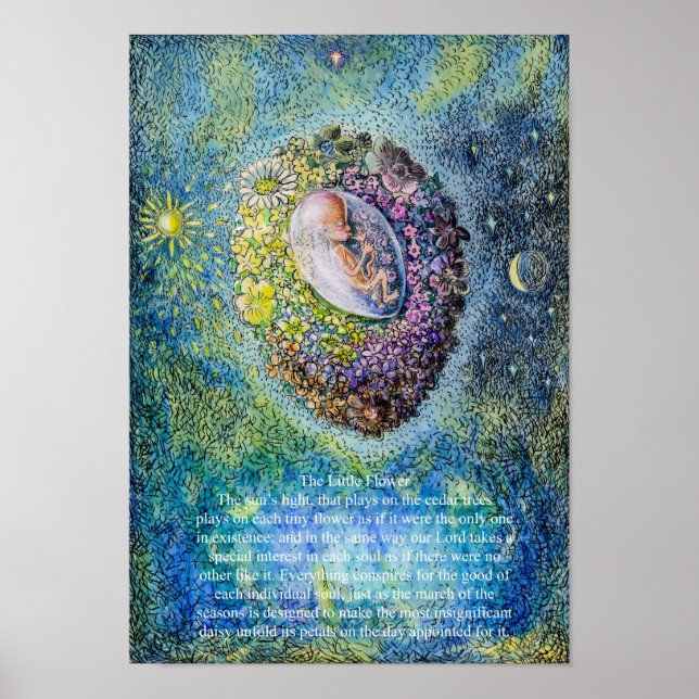 Pôster A Pequena Flor (Frente)