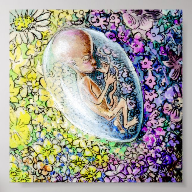 Poster A Pequena Flor - detalhe (Frente)