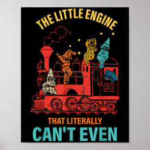 Poster A pequena locomotiva que literalmente não consegue