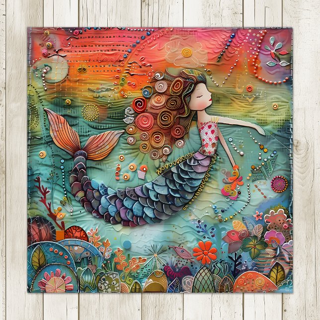 POSTER A PEQUENA MERMAID COLORFUL (THE LITTLE MERMAID COLORFUL POSTER)