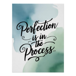 Pôster A Perfeição Está Na Opção 2 Do Processo