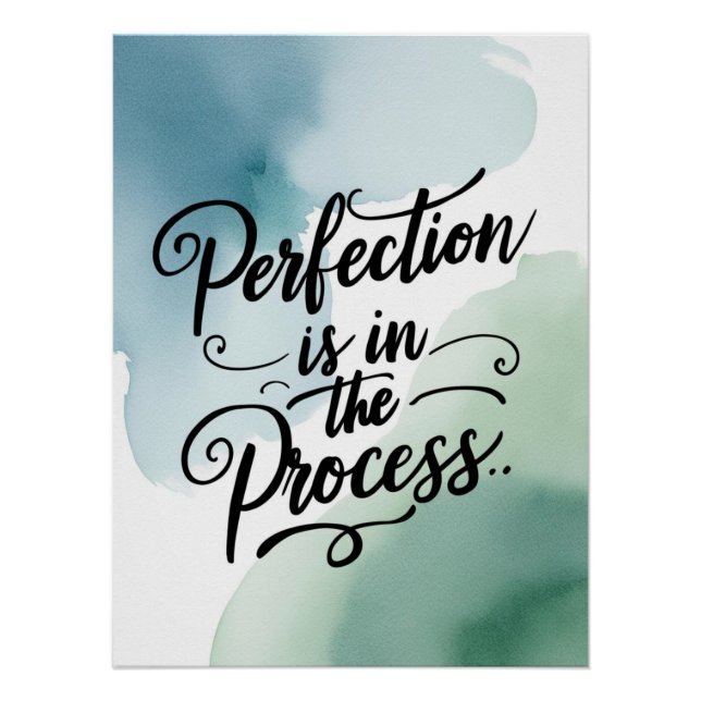 Pôster A Perfeição Está Na Opção 2 Do Processo (Frente)