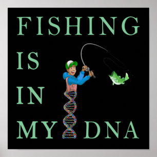 Poster A pesca está no meu DNA