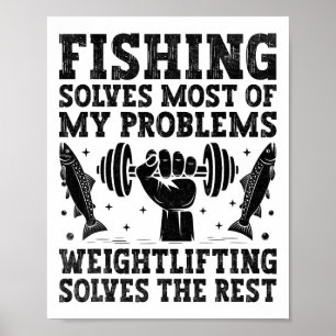 Poster A Pesca Resolve A Maioria Dos Meus Problemas O Lev