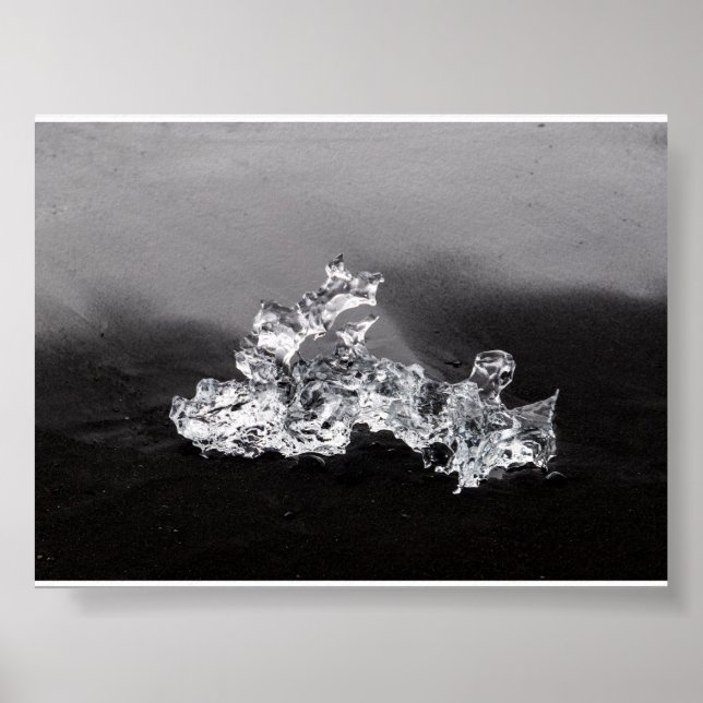 Poster A piece of Ice in the Diamond beach (Frente)