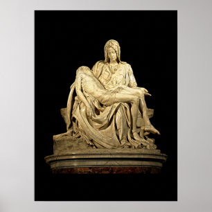 Poster A Pieta de Michelangelo