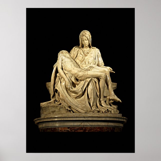Poster A Pieta de Michelangelo (Frente)