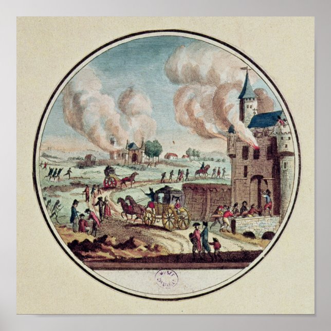 Pôster A pilhagem e a destruição de Chateaux (Frente)