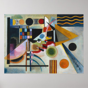 Pôster A pintura de Abstrato Swing de Kandinsky