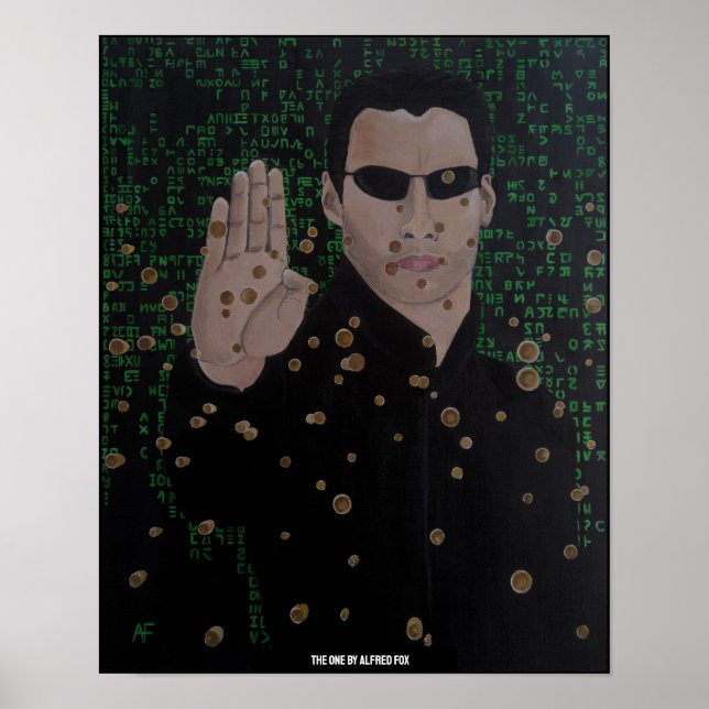 Poster A Pintura de Alfred Fox (Frente)