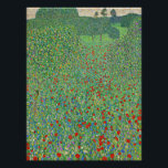 Pôster A pintura de Gustav Klimt, Mohnfeld<br><div class="desc">Mohnfeld,  famosa pintura paisagística de Gustav Klimt.</div>