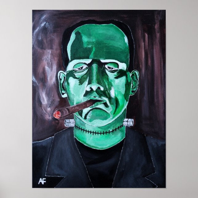 Poster A Pintura do Monstro por Alfred Fox (Frente)