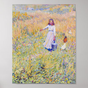 Poster A pintura do Pequeno Trabalhador por Helen McNicol