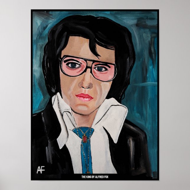 Poster A pintura do rei por Alfred Fox (Frente)