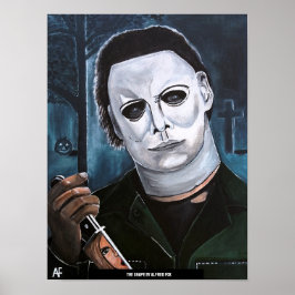 Poster A pintura em forma de Alfred Fox