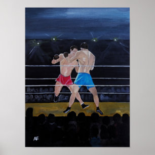 Poster A Pintura Os Boxeadores de Alfred Fox