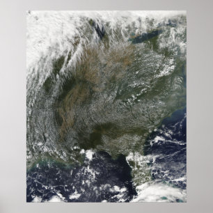 Poster A pinwheel-como o teste padrão das nuvens de alta