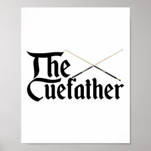 Poster A Piscina de Cuefather Billard Snooker Billardplay